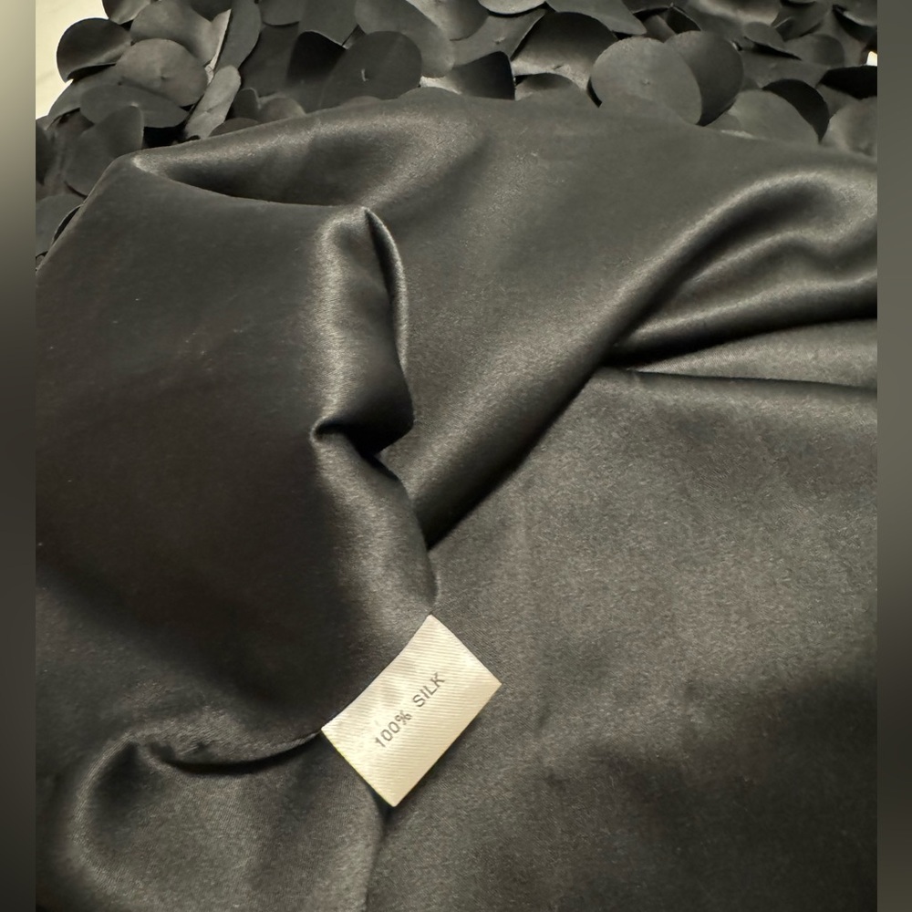 Saja Black Silk Disc Mini Dress XS - Picture 5 of 6